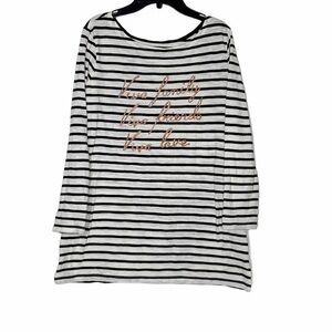 Old NAVY striped blouse. Size M